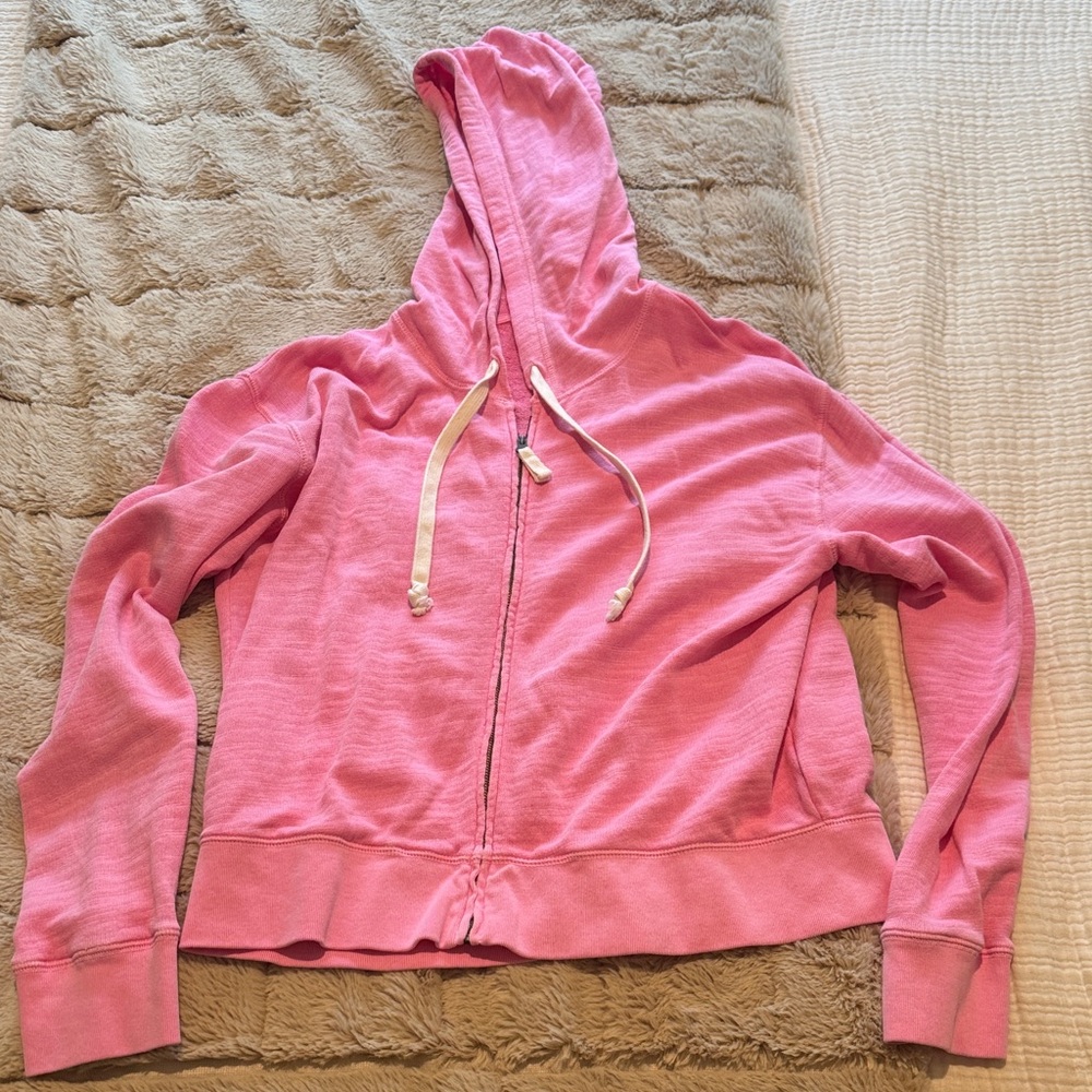 J. Crew Pink Hoodie Sweatshirt